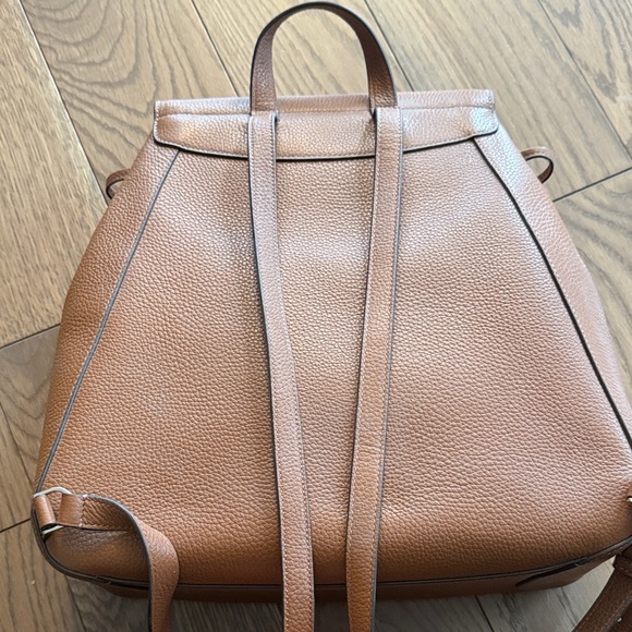 Kate Spade Tan Leather Backpack - Picture 3 of 9